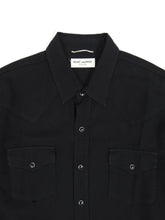 Load image into Gallery viewer, Saint Laurent Paris Snap Button Western Shirt Size Large
