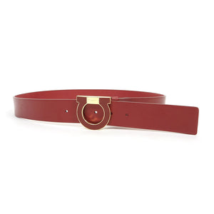 Salvatore Ferragamo Leather Belt Size 42