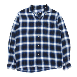 Blue Blue Japan Camp Collar Flannel Size 4