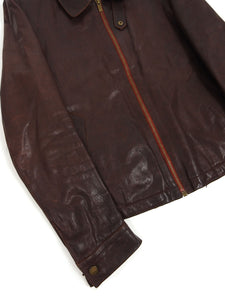 Fendi Vintage Leather Jacket Size 48