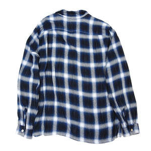 Blue Blue Japan Camp Collar Flannel Size 4