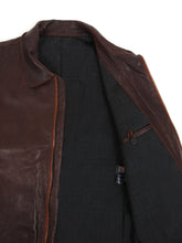 Load image into Gallery viewer, Fendi Vintage Leather Jacket Size 48
