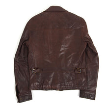 Load image into Gallery viewer, Fendi Vintage Leather Jacket Size 48
