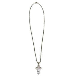 David Yurman Sterling Silver Cross Necklace