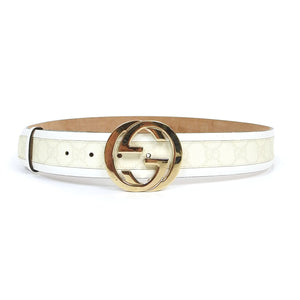 Gucci GG Leather Belt Size 100