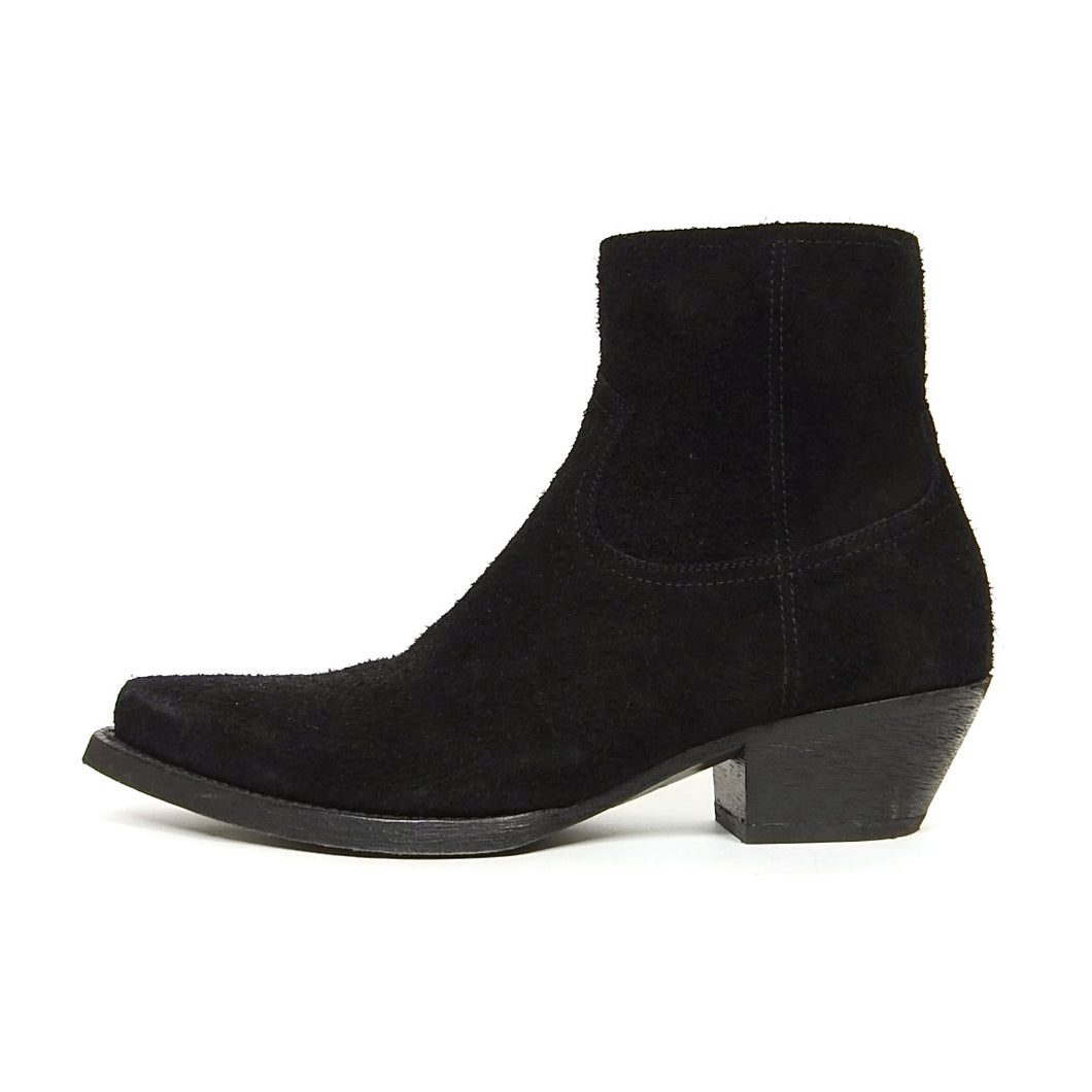 Saint Laurent Paris Suede Lukas Boots Size 42