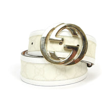 Load image into Gallery viewer, Gucci GG Leather Belt Size 100
