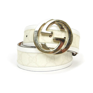 Gucci GG Leather Belt Size 100