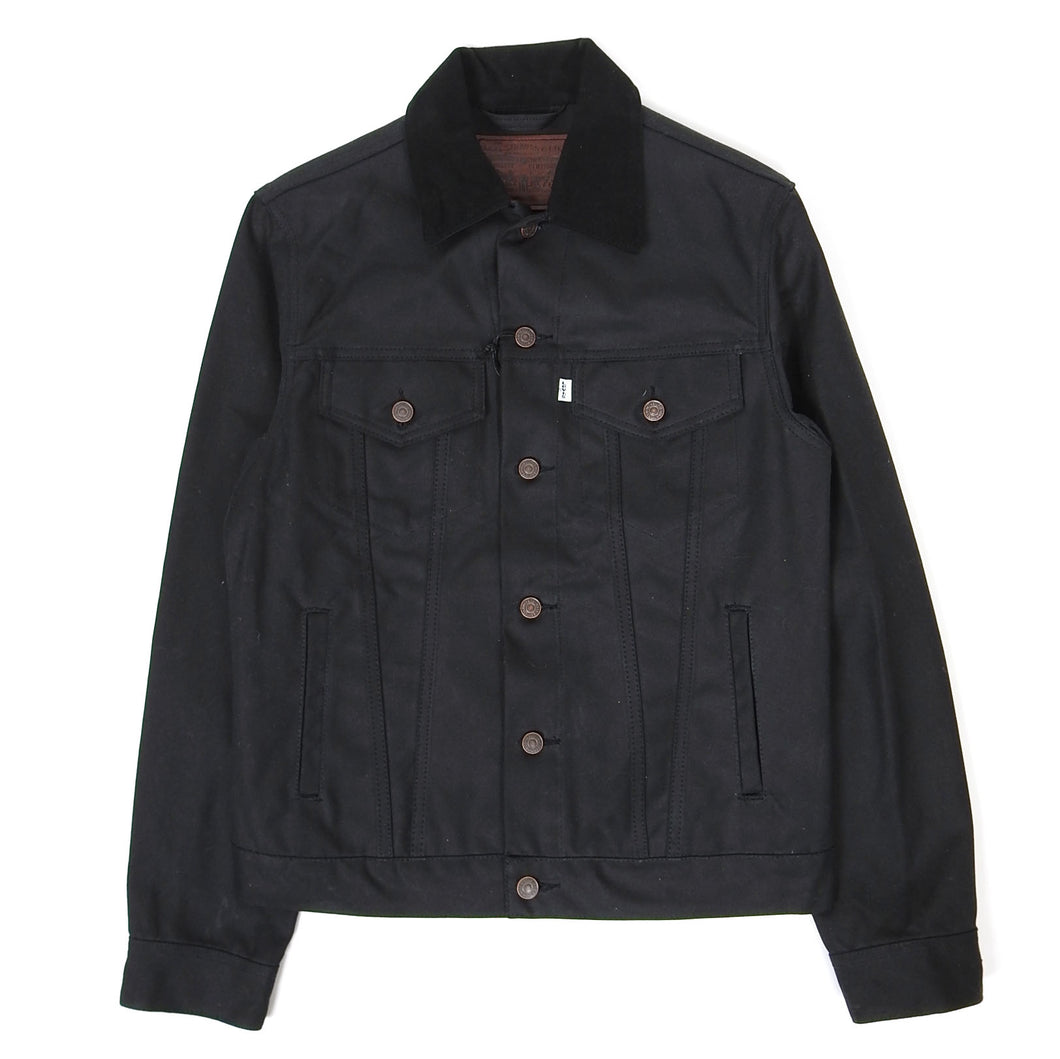 Levi's waxed trucker jacket hotsell