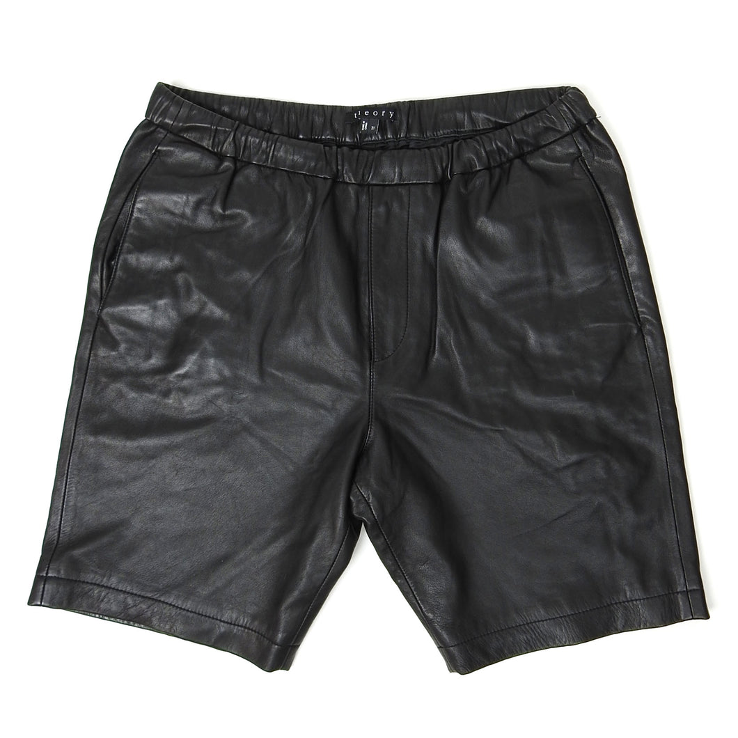 Theory Leather Shorts 31