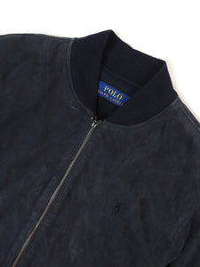 Polo Ralph Lauren Suede Bomber Size Small