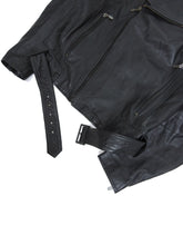 Load image into Gallery viewer, Belstaff Leather Biker Jacket Size Large
