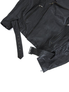 Belstaff Leather Biker Jacket Size Large