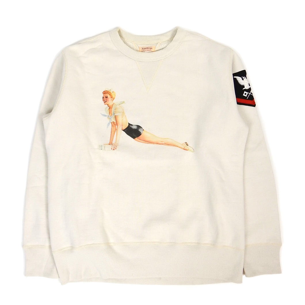 The Real McCoys Pinup Sweatshirt Size 40