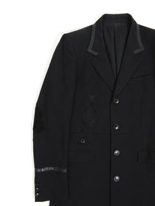Number (N)ine Leather Trimmed Jacket Size 3