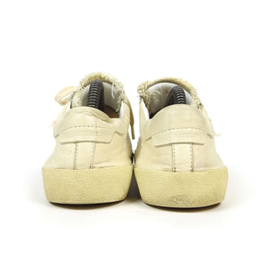 Saint Laurent Distressed Canvas Sneakers Size 43