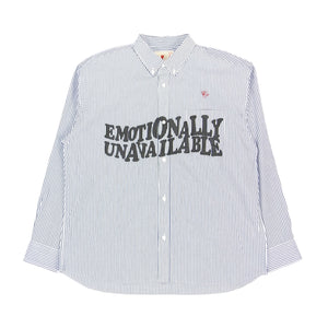 Emotionally Unavailable Striped Shirt Size XL