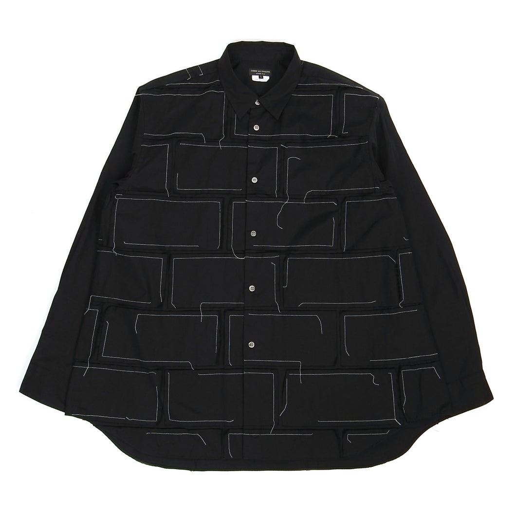 Comme Des Garçons Homme Plus Panelled Shirt Size Large