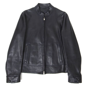 Armani Collezioni Leather Jacket Size 38