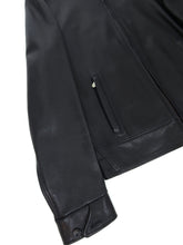 Load image into Gallery viewer, Armani Collezioni Leather Jacket Size 38
