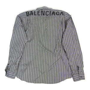 Balenciaga Striped Logo Shirt