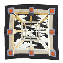 Load image into Gallery viewer, Hermes Silk Geometric Pocket Square
