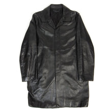 Load image into Gallery viewer, Theory Leather Coat Size Medium
