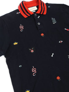 Gucci Embroidered Polo