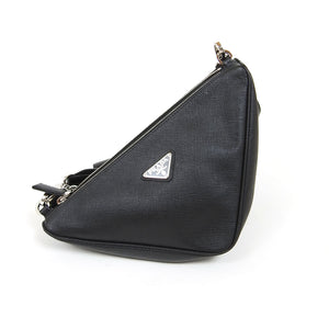 Prada Saffiano Triangle Crossbody Bag