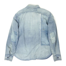 Load image into Gallery viewer, Neighborhood Repaired Denim Shirt Size Large
