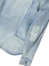 Load image into Gallery viewer, Neighborhood Repaired Denim Shirt Size Large
