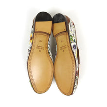 Load image into Gallery viewer, Gucci Floral Canvas Horsebit Loafers Size 8.5
