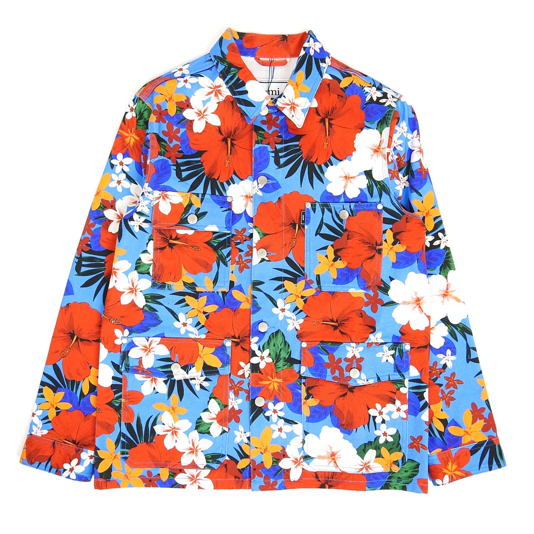 AMI Floral Work Jacket Size Medium