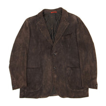 Load image into Gallery viewer, Isaia Suede Jacket Size 54
