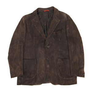 Isaia Suede Jacket Size 54