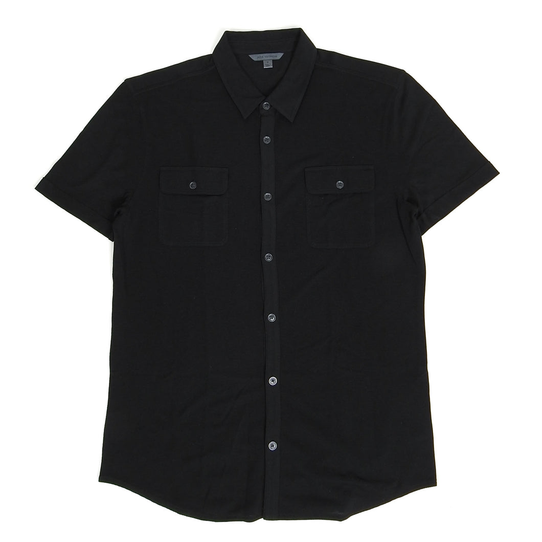 John Varvatos Pique SS Shirt Size Medium