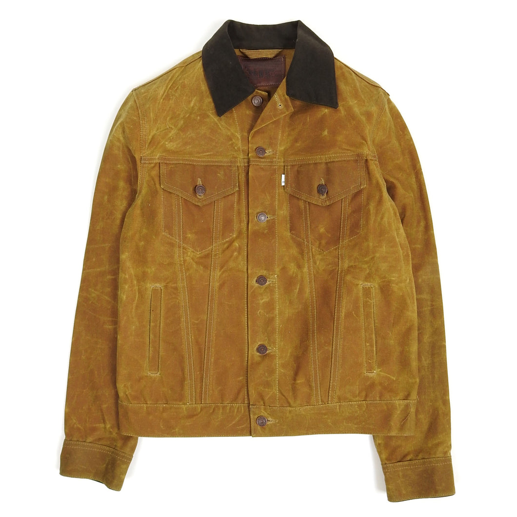 Levis x Filson Waxed Trucker Jacket Size Medium I Miss You MAN