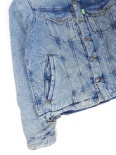 Load image into Gallery viewer, Haikure Padded Denim Jacket Size Smal
