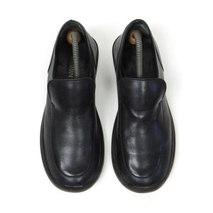 Giorgio Armani Leather Slip On Shoes Size