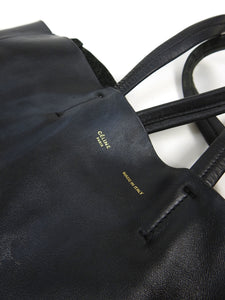 Celine Leather Cabas Tote Bag