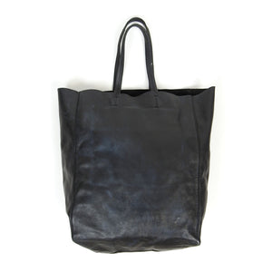 Celine Leather Cabas Tote Bag