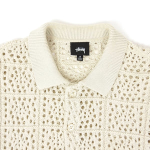 Stussy Crocheted SS Shirt Size Small