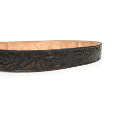 Load image into Gallery viewer, Dondup Carved Belt Size 85
