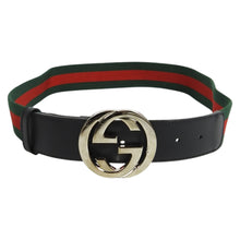 Load image into Gallery viewer, Gucci GG Canvas Belt Size 85
