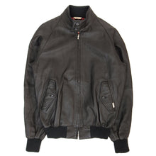 Load image into Gallery viewer, Baracuta Perforated Leather G9 Harrington Jacket Size Medium
