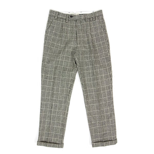 Portuguese Flannel Wool Houndstooth Trousers Size Small