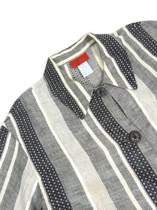 Kenzo Striped SS Linen Shirt Size 40