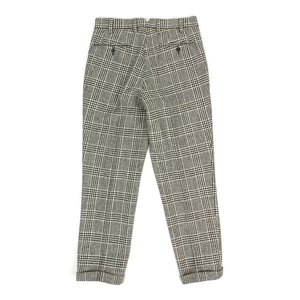 Portuguese Flannel Wool Houndstooth Trousers Size Small