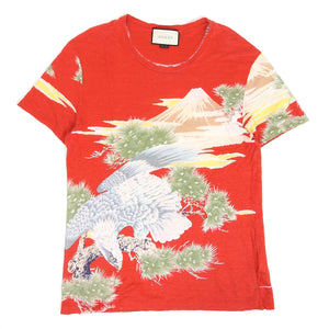 Gucci Graphic Linen T-Shirt Size XS