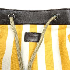 Dolce & Gabbana Striped Canvas Backpack